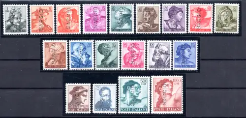 Michelangelo Komplettserie mit WEISSER Bohrung -