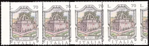 Fontane Lire 70 Sassari Nr. 1311 Verzahnungssorten