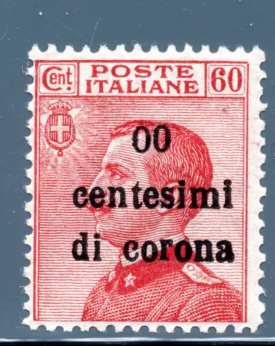 Trient und Triest Michetti Cent. 60 Ziffern 00