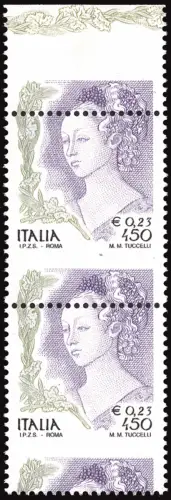 Frauen in der Kunst Lire 450 / Euro 0,23 Sorte Top Paar