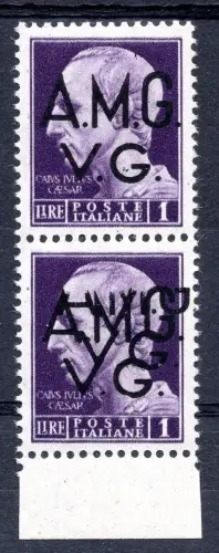 AMG.VG. 1 Teilsorte Doppeldruck lesen - Nur 3 Exemplare bekannt