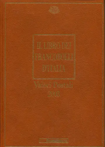 Offizielles Jahresbuch 2003 der Post - Guter Zustand - Briefkasten