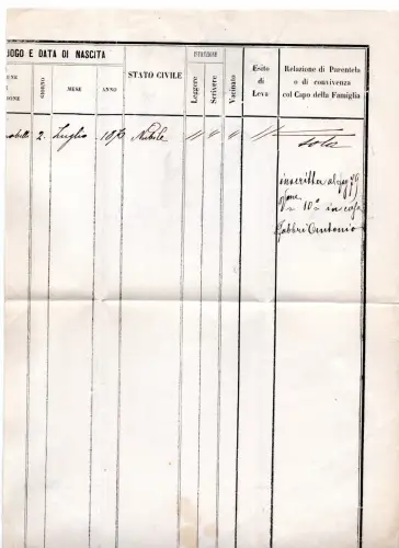 Vitt. Emanuele II Cent. 1 T14 Bogenwinkel auf Falz