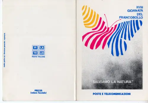 Vorläufer Folder XVIII Tag der Briefmarke 1976 - Typ P9