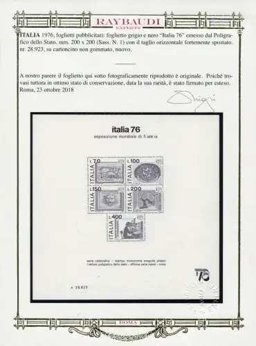Italienbogen '76 Sorte verschobener Schnitt