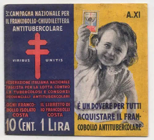 3^ Anti-Tuberkulose-Kampagne - Libretto Sandra Mondaini