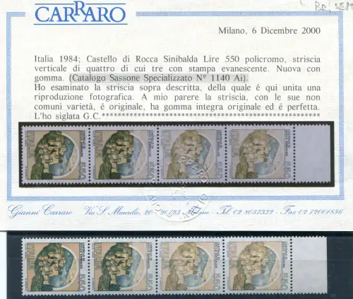 Castelli Lire 550 Sorte Vergänglicher Druck