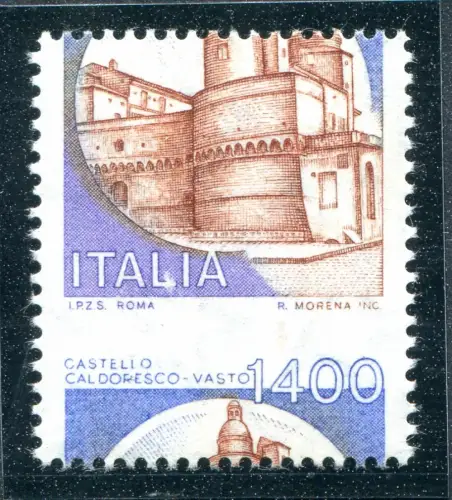 Castelli Lire 1.400 Sorten verschobene Verzahnung