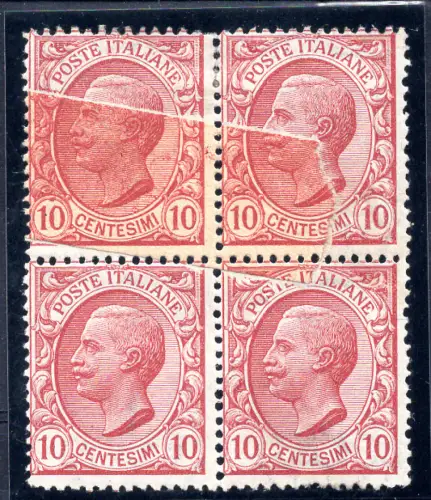 Leoni Cent. 10 auf wieder zusammengesetzter Papiersorte