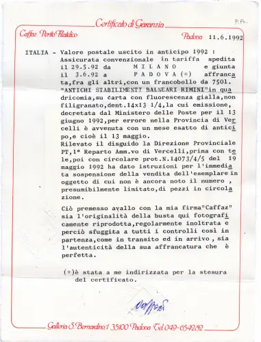 Badeanstalten Rimini vorzeitig gebraucht