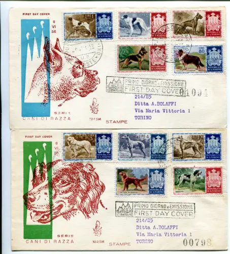 San Marino - Blumen Serie auf Umschlag Venetia Venezia