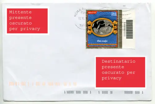 Made in Italy Kunst Goldschmied mit Barcode auf Umschlag