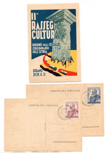 Triest B - Piran Kulturfestival - offizielle Postkarte