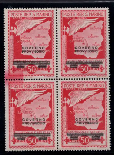 Provisorische Regierung Cent. 50 Nr. A43 Chirurgischer Schnitt - postfrisch