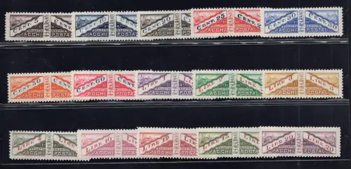 San Marino - Postpakete Nr. 1/15 ungezähnt in der Mitte MNH