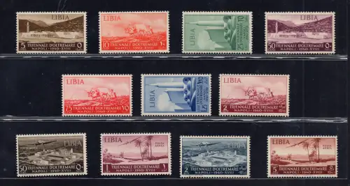 Libyen - Triennale d'Oltremare Nr. 164/170 + P.A. - MNH