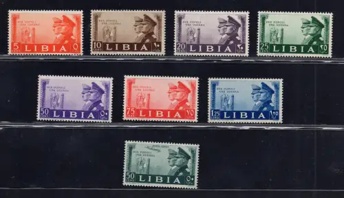 Libyen - Bruderschaft Nr. 171/177 + Aerea - MNH