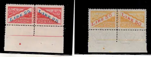 San Marino - Postpakete Lire 25 und 50 Nr. 31/32 - postfrisch