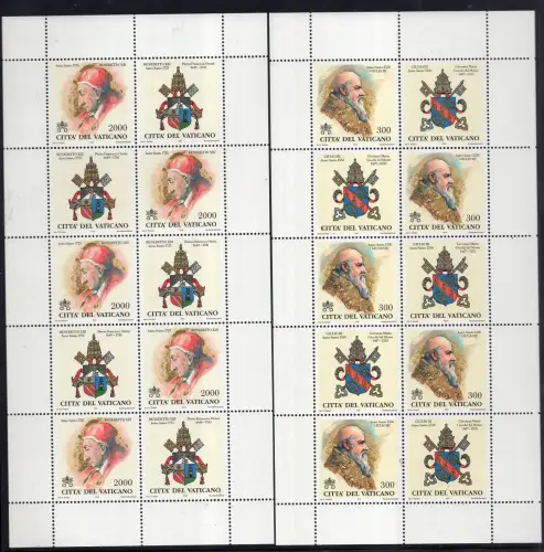 1999 Päpste und Heiliges Jahr - Blatt Nr. 36/43 - postfrisch