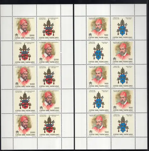 1999 Päpste und Heiliges Jahr - Blatt Nr. 36/43 - postfrisch
