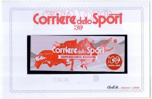 Fußballheft Corriere dello Sport 2025 - Kat. Unified Nr. LC 2/25 - NUR 24 VORHANDEN