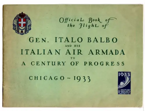 1933 Crociera Balbo - Official Book of the Fligth (Longhi n. 3007i)