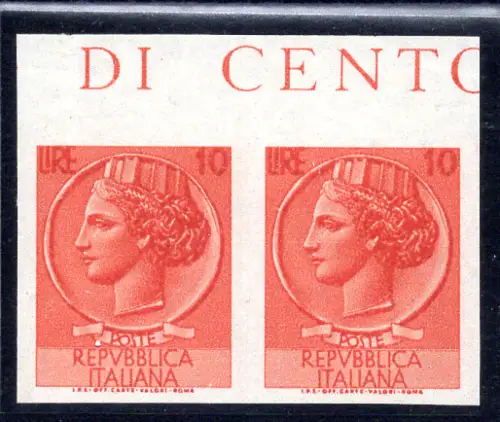 Syrakus Lire 10 ungezahnte Sorten ohne Wasserzeichen