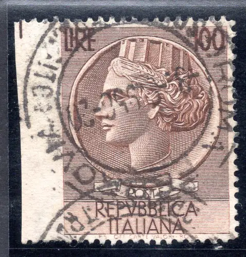 Syrakus Lire 100 Sorten ungezähnt links