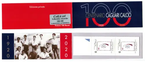 Fußballheft Cagliari - Kat. Unified Nr. LC 2/20 - Nur 24 vorhanden
