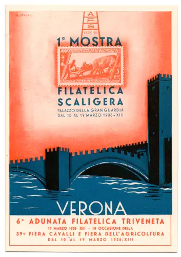 Erste philatelistische Ausstellung Scaligera - Verona 1935