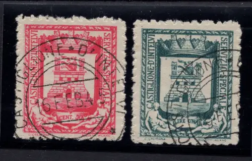 Castiglione d'Intelvi - Wappen Nr. 16/17 zwei umgekehrte Farbwerte