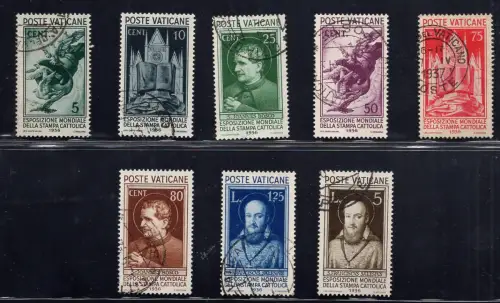 1935 Katholischer Druck Nr. 47/54 Serie kpl.