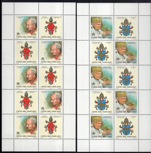 2000 Päpste und Heiliges Jahr Bogen Nr. 47/55 - MNH
