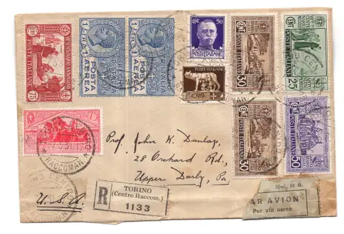 St. Antonius Zwillingswerte Einschreiben per Luftweg für die USA