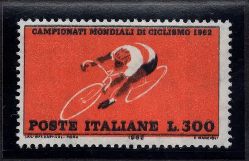 Radsport Lire 300 Schwarzbewegtdruck - MNH