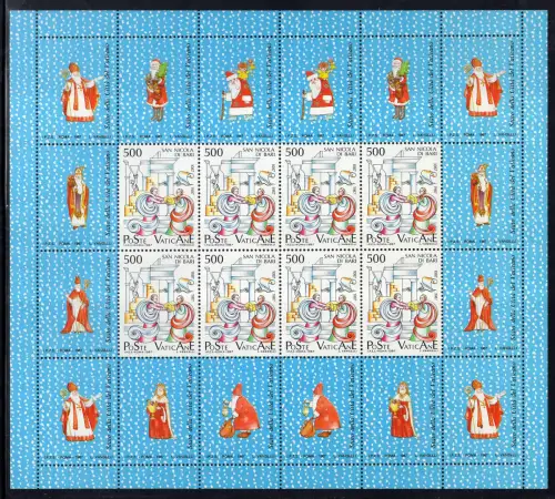 Nikolaus die Serie in Zetteln Nr. 10/12 - MNH