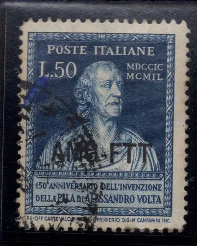 Volta Lire 50 Nr. 53 filigran links unten SB