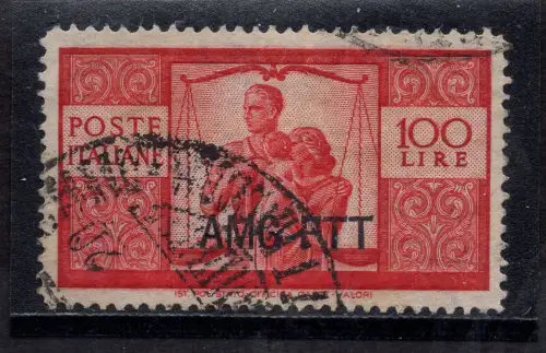 Democratica Lire 100n. 67 normales Wasserzeichen rechts ND