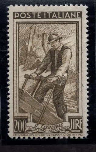 Lavoro Lire 200 Nr. 652 Verzahnung 13,1/4 x 14,1/4 filigran SA
