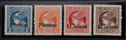 Friaul Venetien Occ. Österreich - Zeitungen Nr. 1/4 - MNH