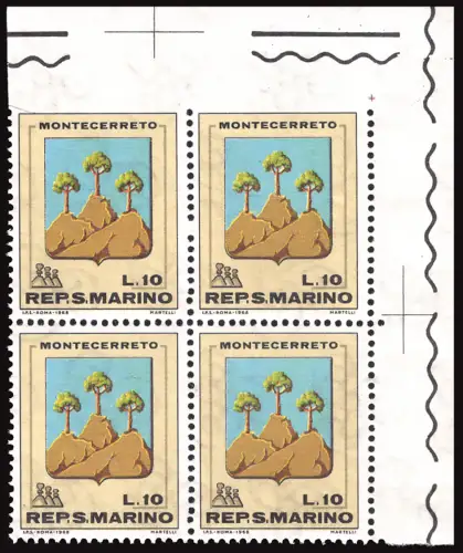 Wappen Lire 10 Nr. 758a Sorte