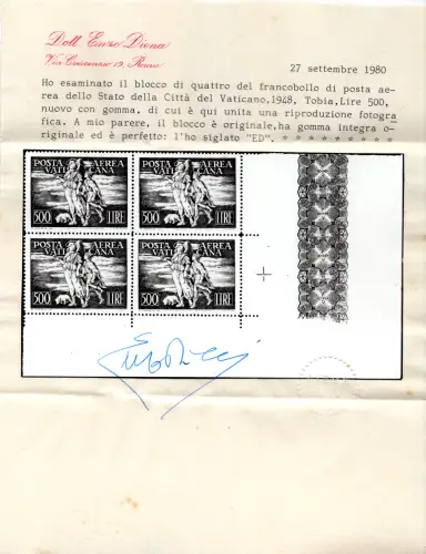 Luftpost Tobia Nr. 16/17 Serien in wunderschönen Vierteln