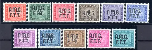 Kennzeichen Nr. 5/15 zweizeiliger Aufdruck komplette Serie