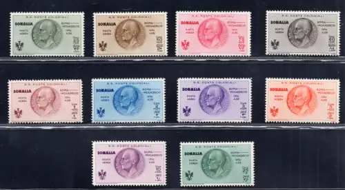 Somalia - Rom Mogadischu Nr. 47/56 Serie MNH