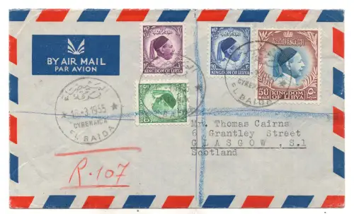 M.E.F. Auflage London Luftumschlag nach Malta