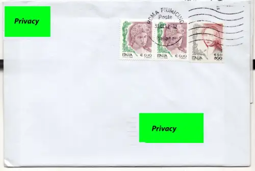 Donna nell'Arte Lire 800 / Euro0,41 Nr. 2396 Auge aus