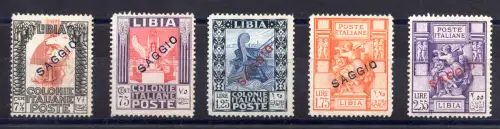 Libyen - Sibylle und Malerei Nr. 103/107 Serie SAGGIO