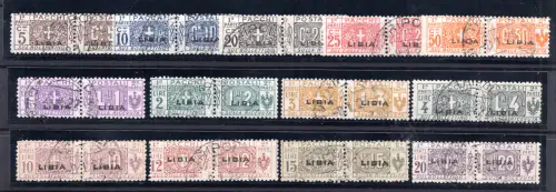 Libyen - Postpakete Knoten Savoyen Nr. 1/13 komplette Serie