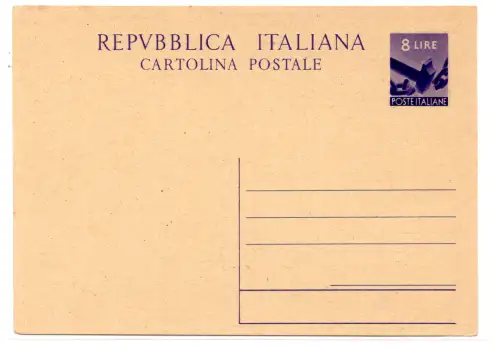 C.P. Democratica Lire 8 Nr. C 134 neu