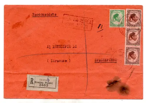 Unabhängiges Libyen - König Idris auf dem Luftweg nach Italien empfohlen